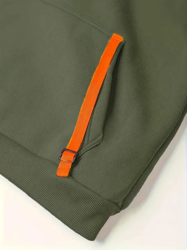 Hoodie with Multi-Zipper Design - Image 5