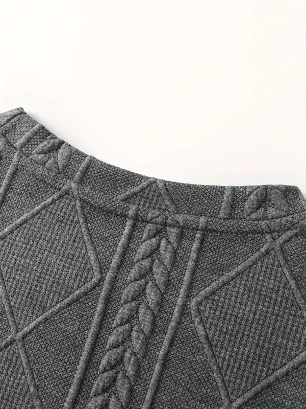 Men's Casual Crew Neck Long Sleeve Sweatshirt - Image 4